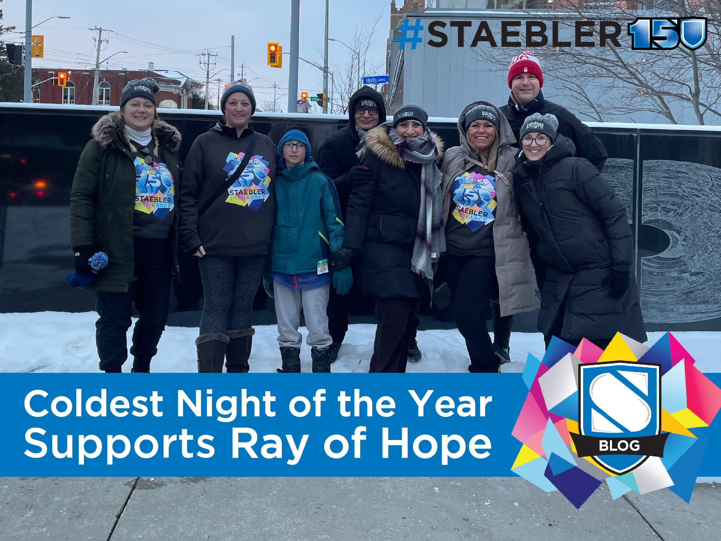 Team Staebler 150 Breaks Coldest Night of the Year Fundraising Goal