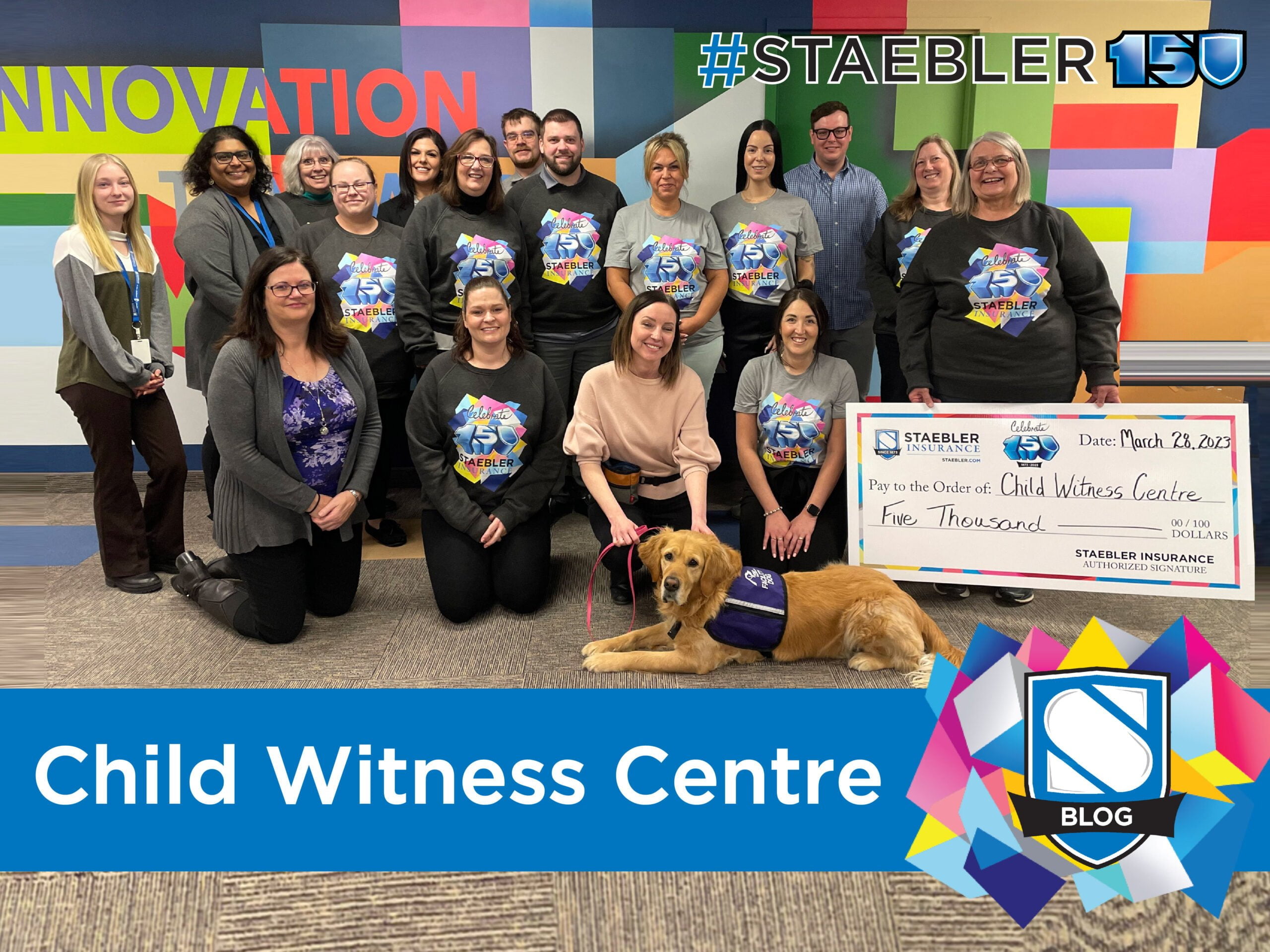 Staebler Supports Child Witness Centre